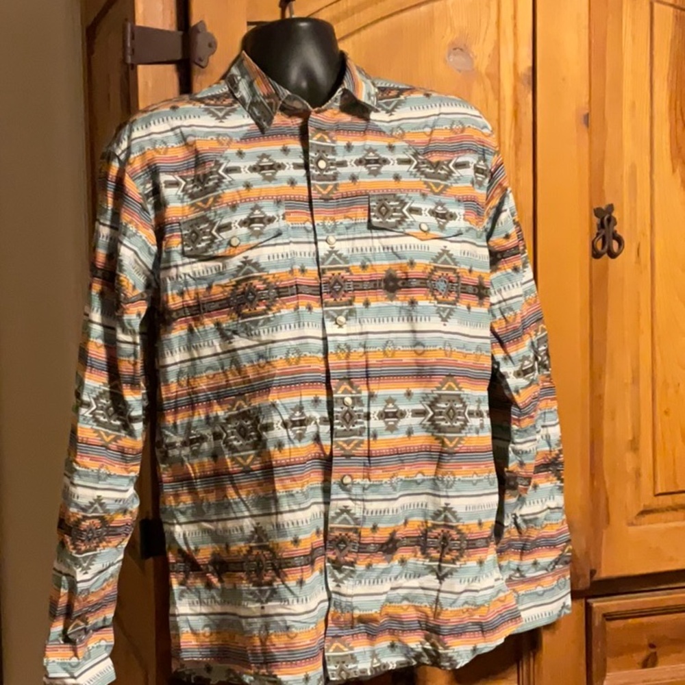 Men’s Ariat Longsleeve Pearl Snap Shirt